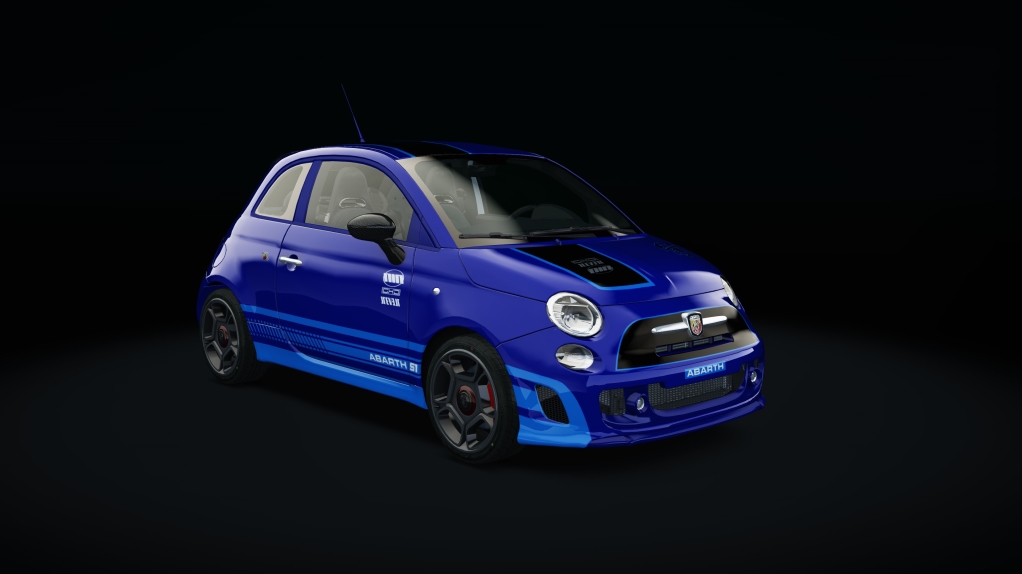 Abarth 500 EsseEsse Step1, skin dark_blue_blue