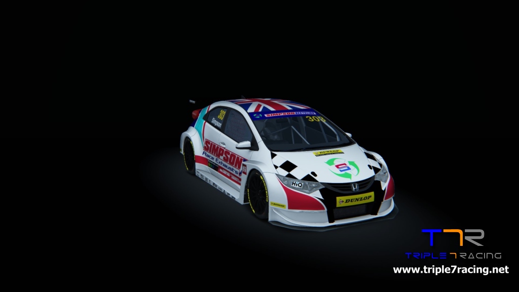 Honda Civic Type R, skin 2016_Simpson_303