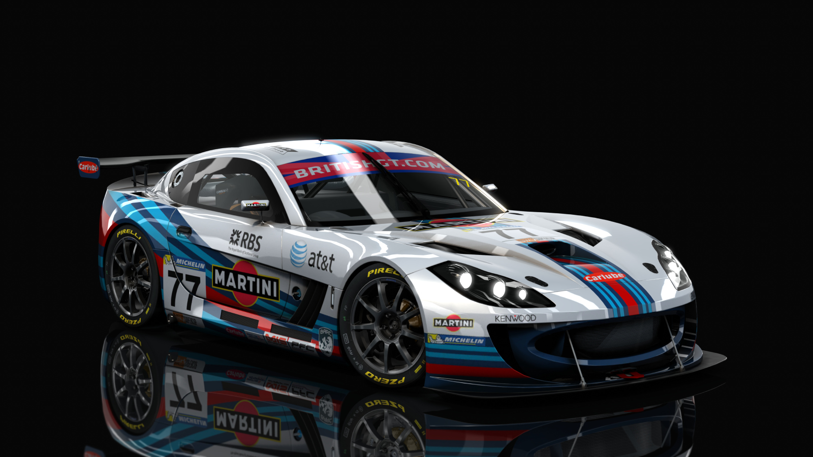 Ginetta G55 GT4 2017 RHD, skin Martini_Racing