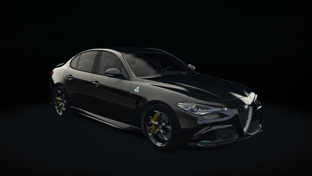 Alfa Romeo Giulia Quadrifoglio, skin 05_Nero_Vulcano