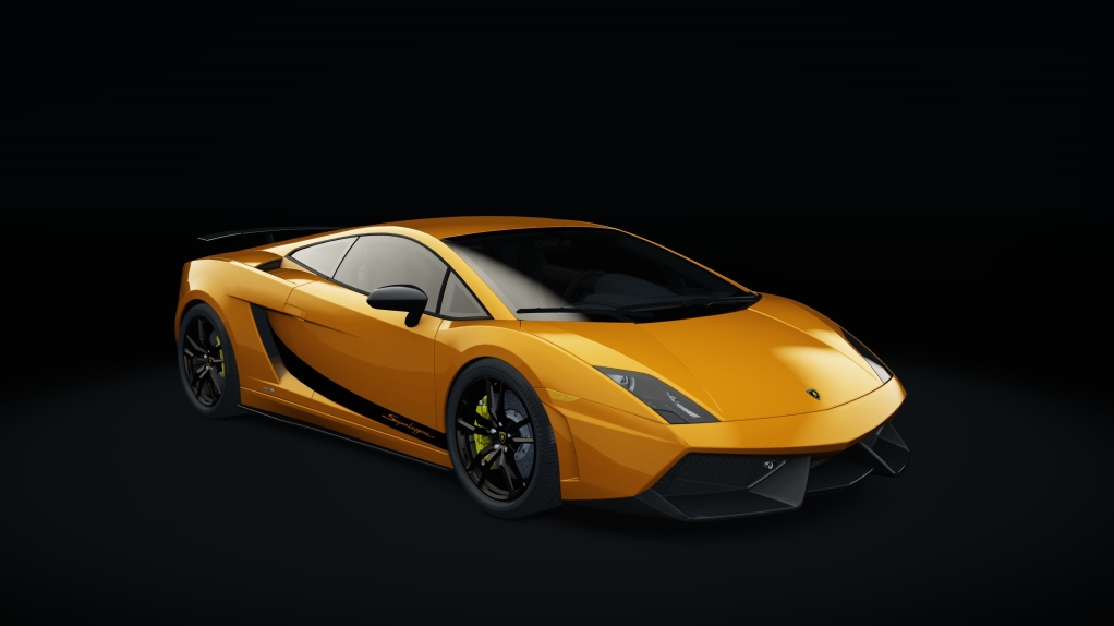 Lamborghini Gallardo SL, skin striped_orange