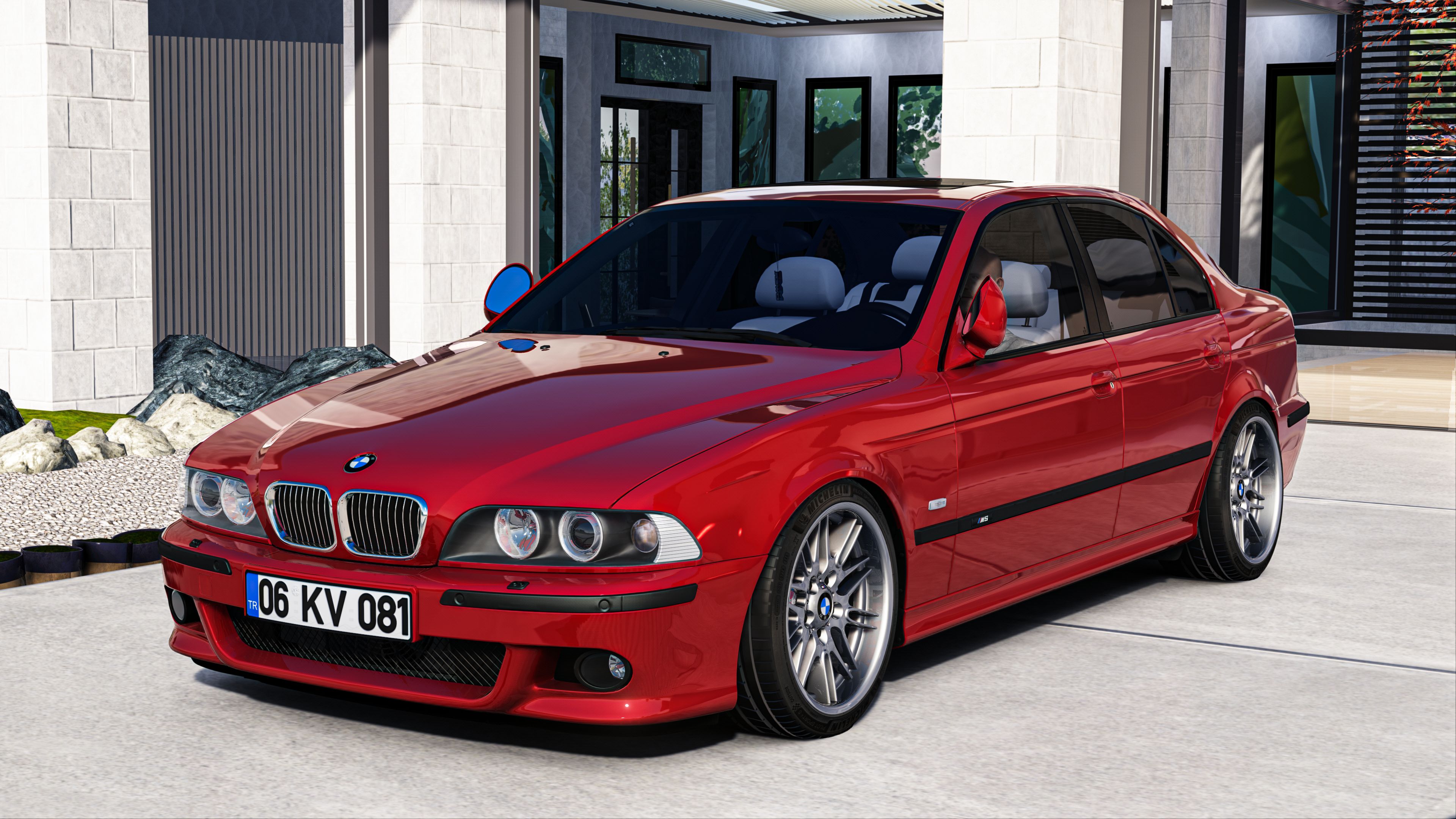 MMPOWER BMW E39 M5, skin imola_red_2