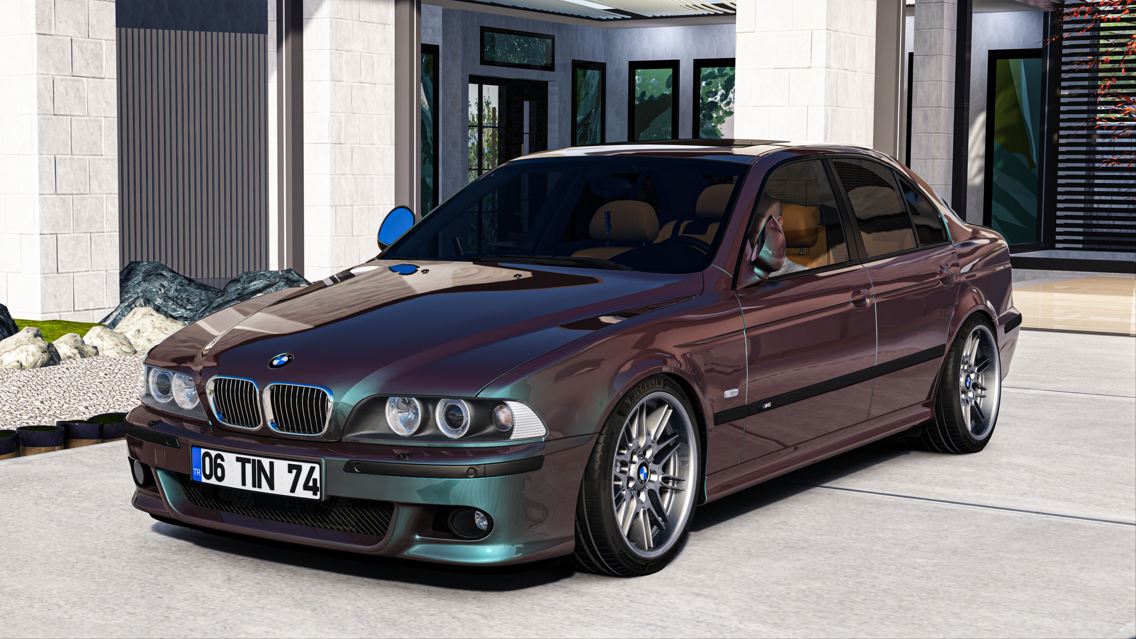 MMPOWER BMW E39 M5, skin scarab_green_mettalic