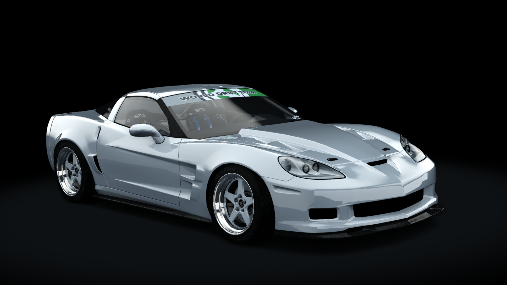 WDT Corvette C6, skin white